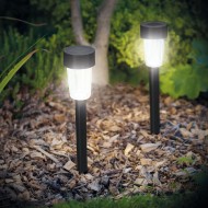 LED-es kültéri szolar lámpa, fekete LED-es kültéri szolar lámpa, fekete