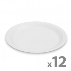 Papírtányér szett - 23 cm - 12 db / csomag Papírtányér szett - 23 cm - 12 db / csomag