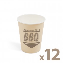 Papírpohár - BBQ - 2,5 dl - 12 db / csomag Papírpohár - BBQ - 2,5 dl - 12 db / csomag