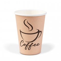 Papírpohár COFFEE - 180 ml - bézs - 