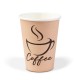 Papírpohár COFFEE - 180 ml - bézs - Papírpohár COFFEE - 180 ml - bézs -