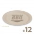 Papírtányér szett - BBQ-23 cm - 12 db / csomag