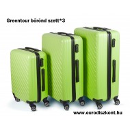 Greentour bőrönd szett*3 merevfalú Greentour bőrönd szett*3 merevfalú