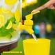 Italadagoló csappal, műanyag pohárszettel - 3,8 l - citrom Italadagoló csappal, műanyag pohárszettel - 3,8 l - citrom