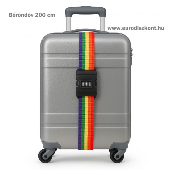 Polimondial bőröndöv 200 cm+számzár Polimondial bőröndöv 200 cm+számzár