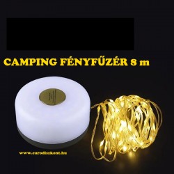 Kihúzható camping fényfűzér 8 m Kihúzható camping fényfűzér 8 m