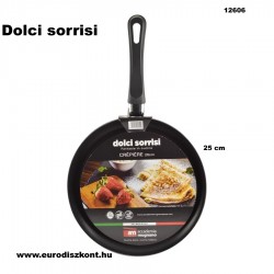 Tapadásmentes bevonatos palacsintasütő Dolci Sorrisi 25cm 12606