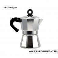 Kotyogós Kávéfőző 3 személyes fényes