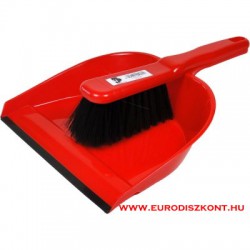 Lapát és kefe szett gumiszegélyes 31302