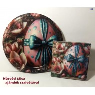 Húsvéti tálca ajándék szalvétával H3 Húsvéti tálca ajándék szalvétával H3