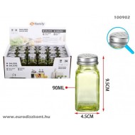Sószóró fém-üveg Family Eco 100902