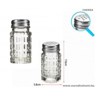 Sószóró üveg-fém Economy 