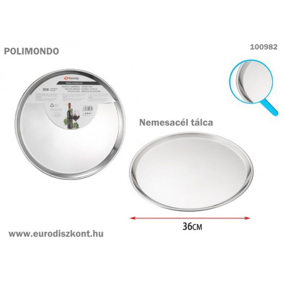Nemesacél tálca Graef 36 cm