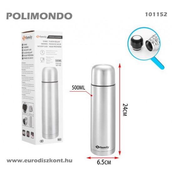 Termosz metal Family 500 ml Termosz metal Family 500 ml