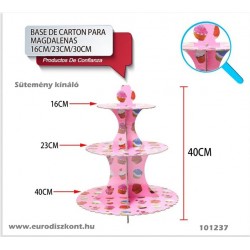 Papír-karton sütemény és muffin állvány – Muffin dekor Papír-karton sütemény és muffin állvány – Muffin dekor
