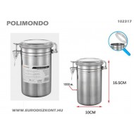 Nemesacél fűszertároló 1000 ml  Nemesacél fűszertároló 1000 ml