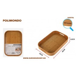 Kerekített natúr fa tálca 28*40*4,8 cm Kerekített natúr fa tálca 28*40*4,8 cm