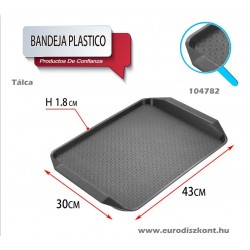 Műanyag tálca 803 PPJ 43*30*1,8 CM Műanyag tálca 803 PPJ 43*30*1,8 CM