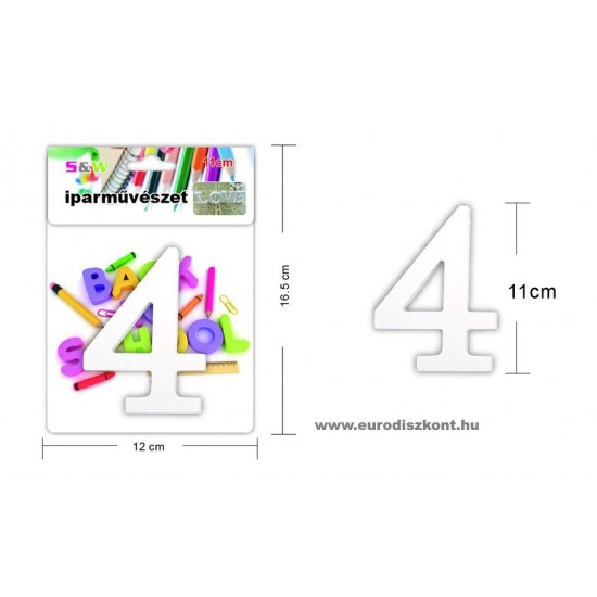 Fából készült számok 11 cm 10 féle Fából készült számok 11 cm 10 féle