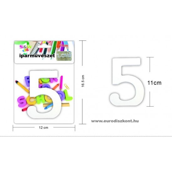 Fából készült számok 11 cm 10 féle Fából készült számok 11 cm 10 féle