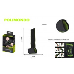 Kompressziós csuklórögzítő állítható pántokkal sportoláshoz és csuklófájdalmak ellen – zöld-fekete