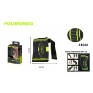 Kompressziós térdrögzítő állítható pántokkal sportoláshoz és térdfájdalmak ellen – zöld-fekete Kompressziós térdrögzítő állítható pántokkal sportoláshoz és térdfájdalmak ellen – zöld-fekete