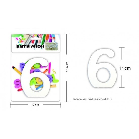 Fából készült számok 11 cm 10 féle Fából készült számok 11 cm 10 féle