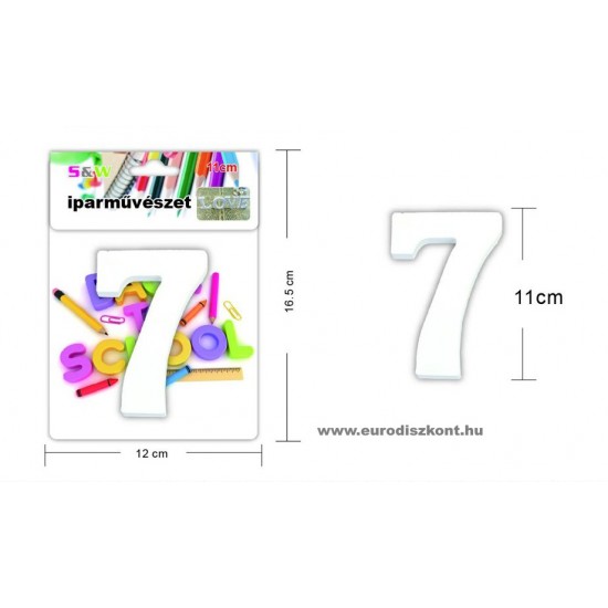Fából készült számok 11 cm 10 féle Fából készült számok 11 cm 10 féle