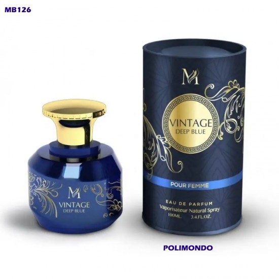 MB126 VINTAGE DEEP BLUE pour femme MONTAGE 100 ml MB126 VINTAGE DEEP BLUE pour femme MONTAGE 100 ml