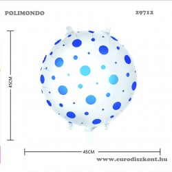 Metál fólia lufi Hombi Blue Metál fólia lufi Hombi Blue