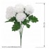 Krizantém csokor fehér 35 cm