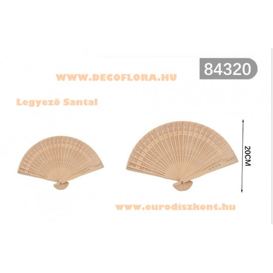 Legyező Bamboo 20 cm Legyező Bamboo 20 cm