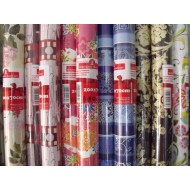 Csomagoló papír  általános és virágmintás  2*0,7m 12 féle display