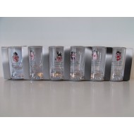 Pálinkás pohár szett*6 - Részeg pofa és vicces feliratok